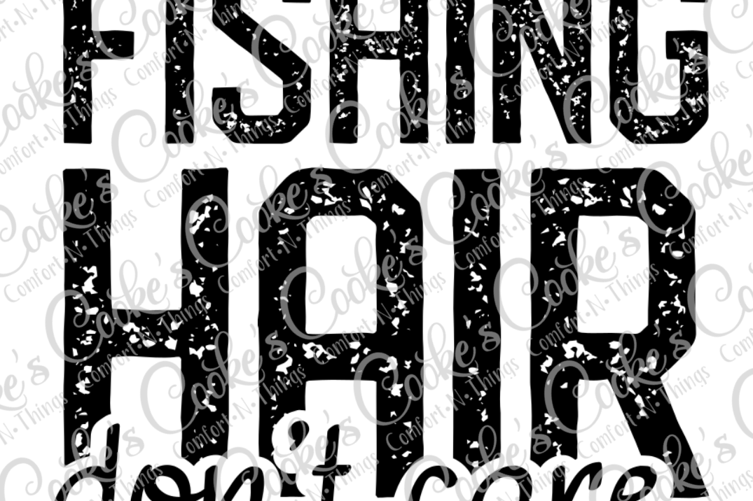 Fishing Hair, Don't Care example image 1