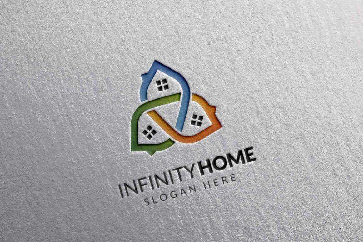 Real Estate Logo, Infinity Home Logo example image 1
