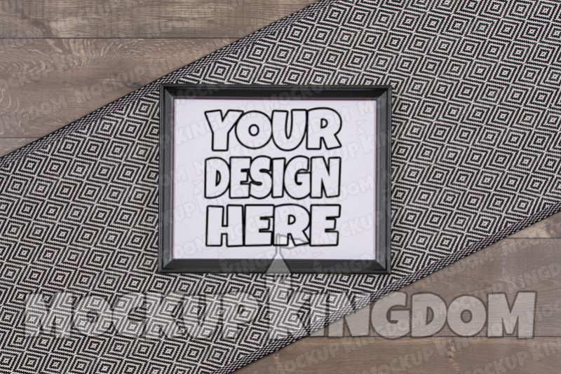 Picture Frame Mockup, Blank Frame Artwork, Canvas Mockup example image 1