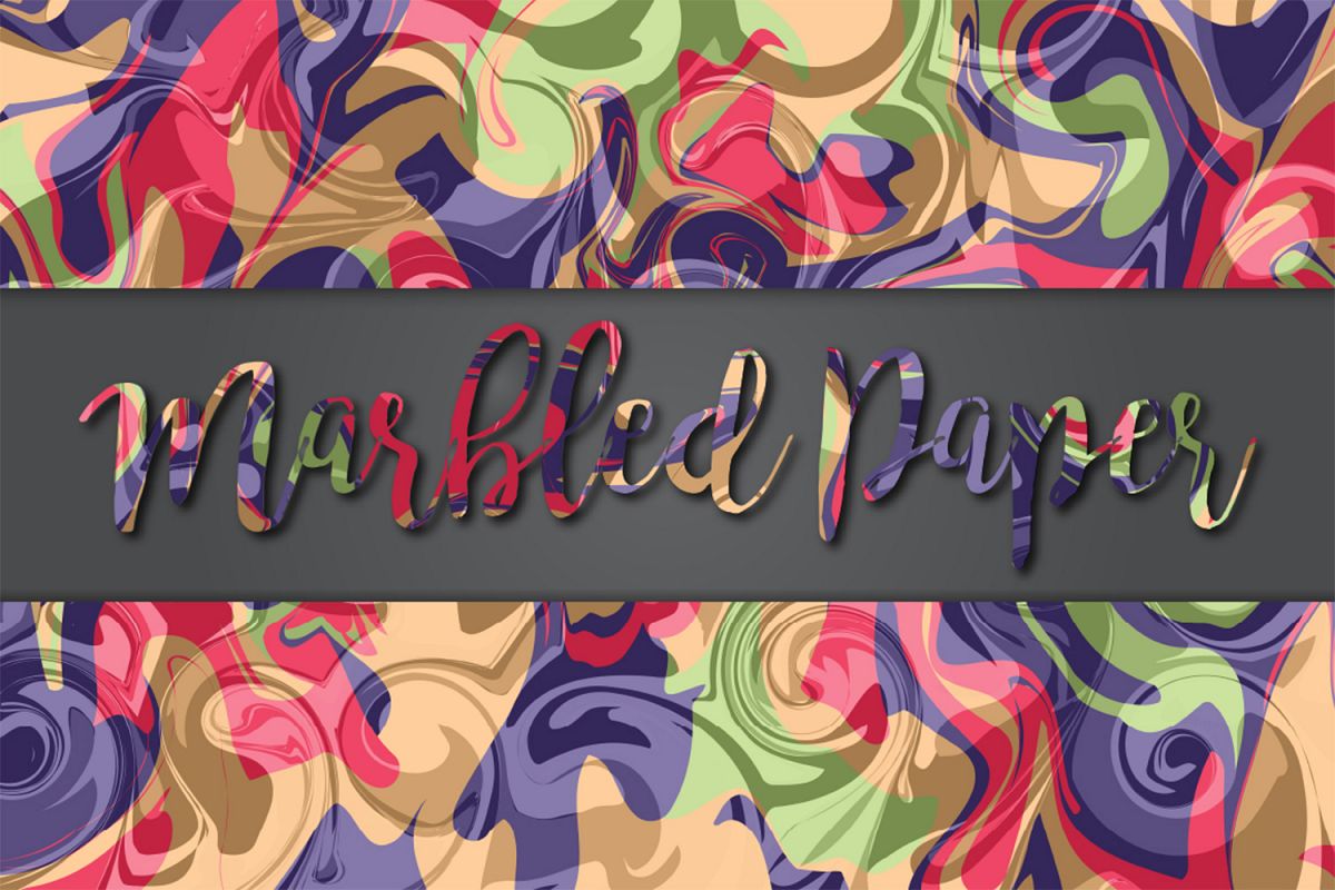 Marbled Paper No8 example image 1