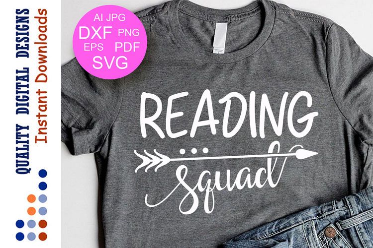 Reading squad svg example image 1