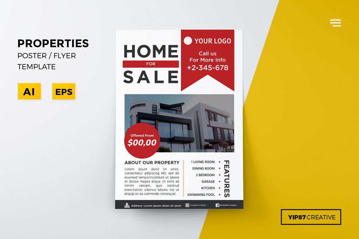 Properties Flyer example image 1