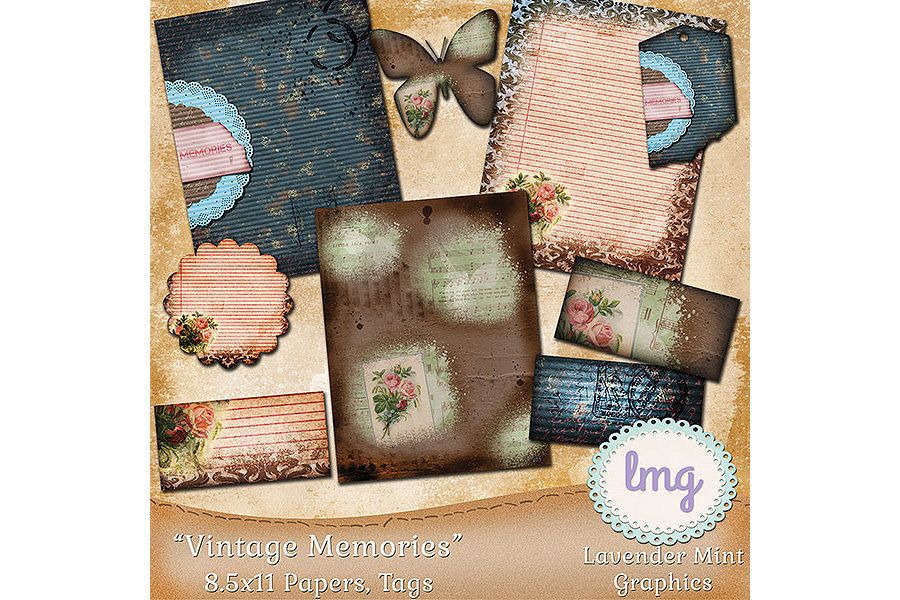 Vintage Memories Journal Kit example image