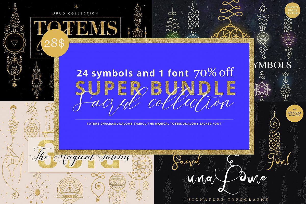Super Bundle. Sacred collection example image 1