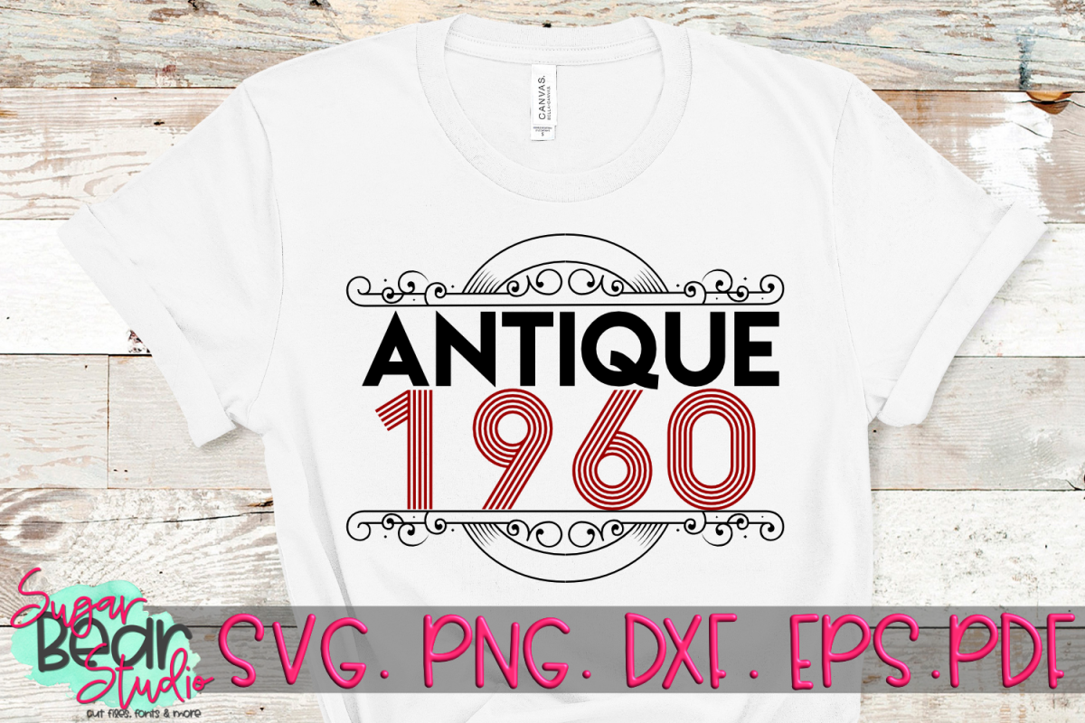 Antique 1950 - 1989 - An Antique Styled Cut File example image 1