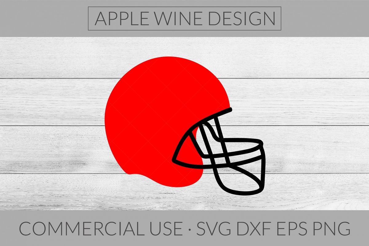 Football Helmet SVG DXF PNG EPS Cutting File example image 1