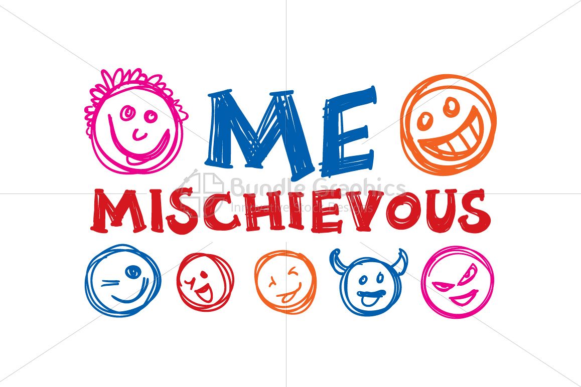 Me Mischievous - Graphic Illustration example image 1