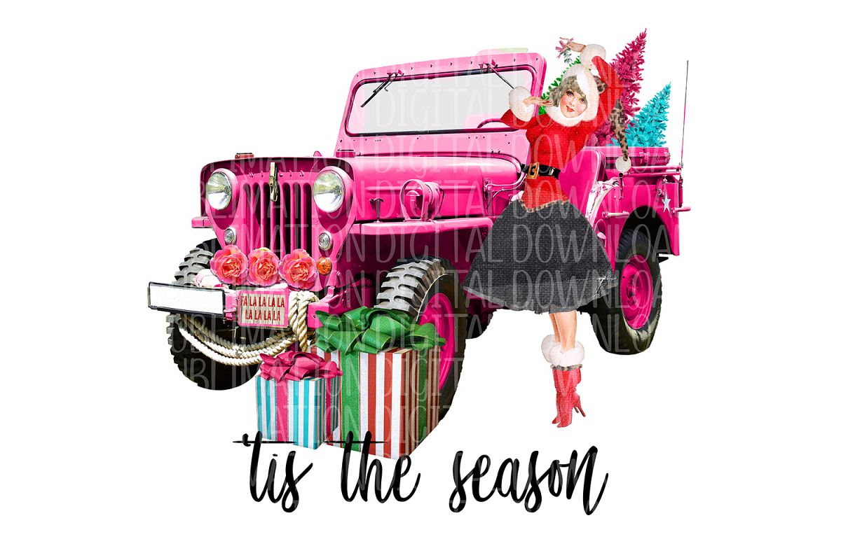 'Tis The Season Sublimation Digital Download example image 1