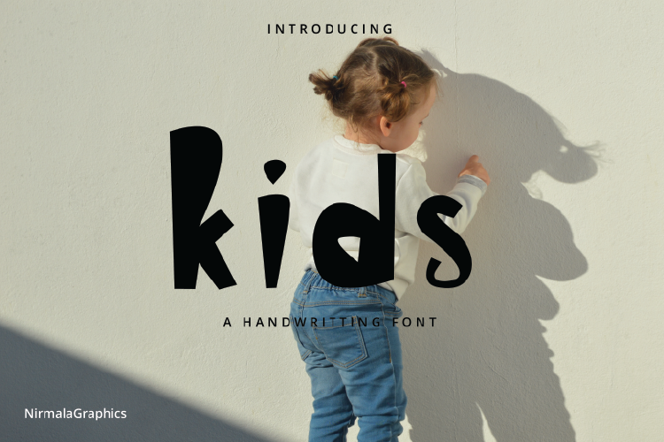 Kids - A Handwritten Font example image 1