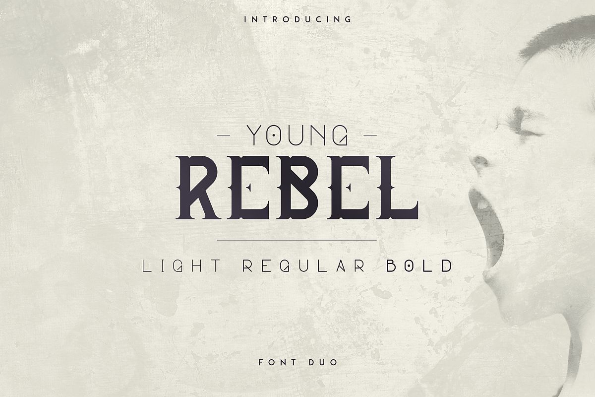 Young Rebel Font Duo example image 1