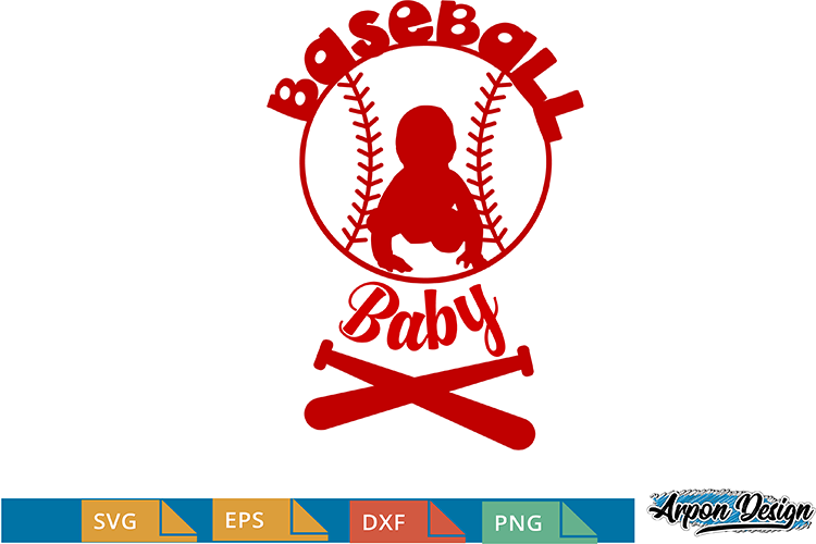 little baseball baby, png,dxf, eps, Maternity funny shirt, example image 1