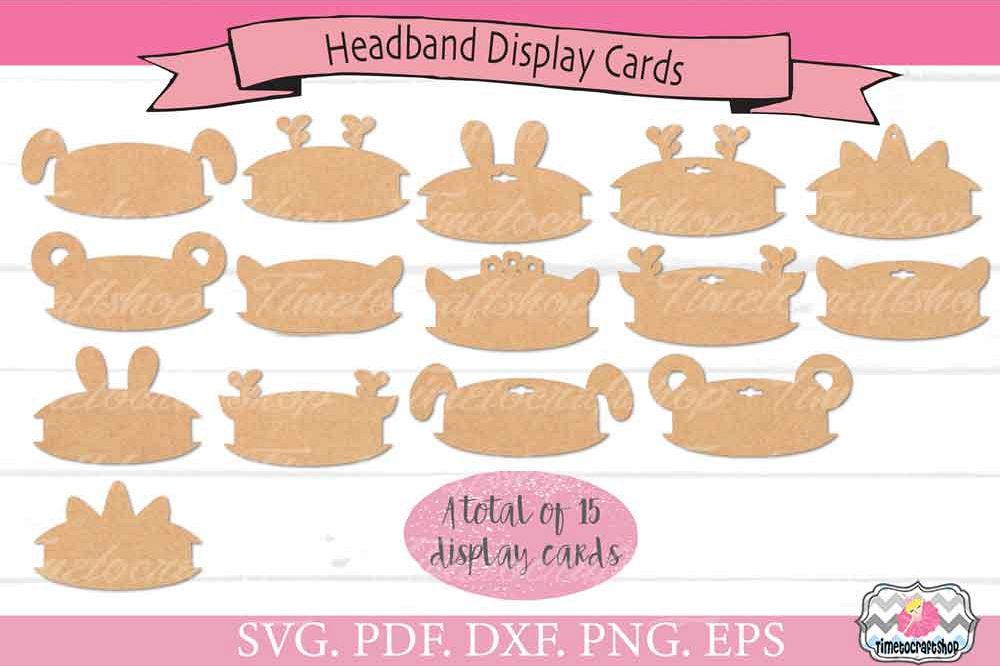 Animal Ears Headband Display Card Bundle example image 1