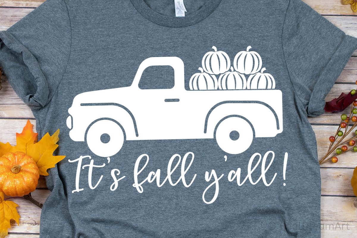 Its Fall Yall SVG, DXF, PNG, EPS example image 1