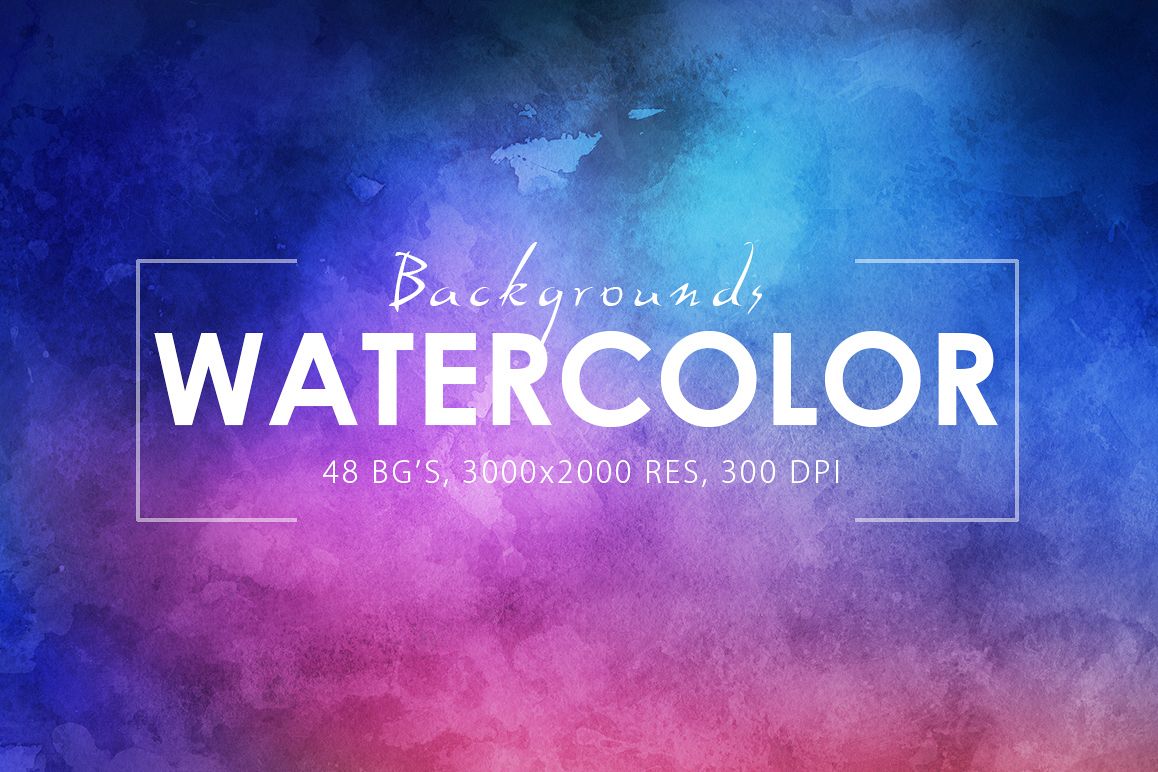 48 Watercolor Backgrounds example image 1