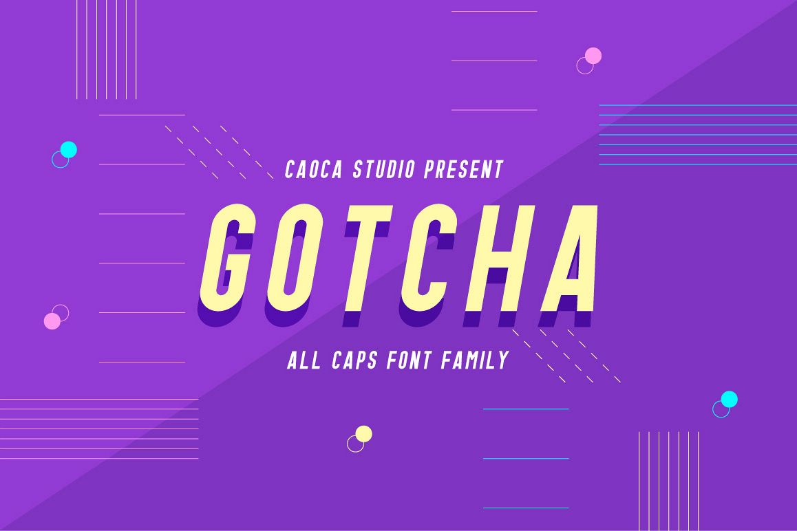 Gotcha Typeface example image 1