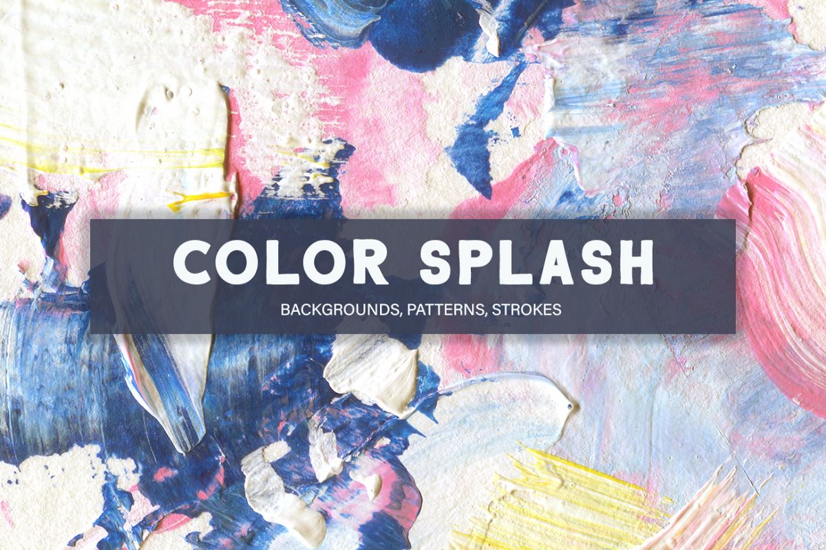 Color Splash Acrylic Collection, patterns and backgrounds example image 1