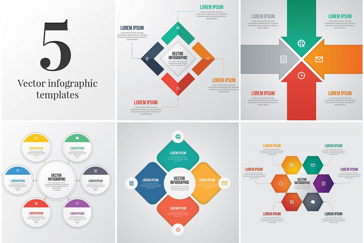 10 free infographic templates in powerpoint