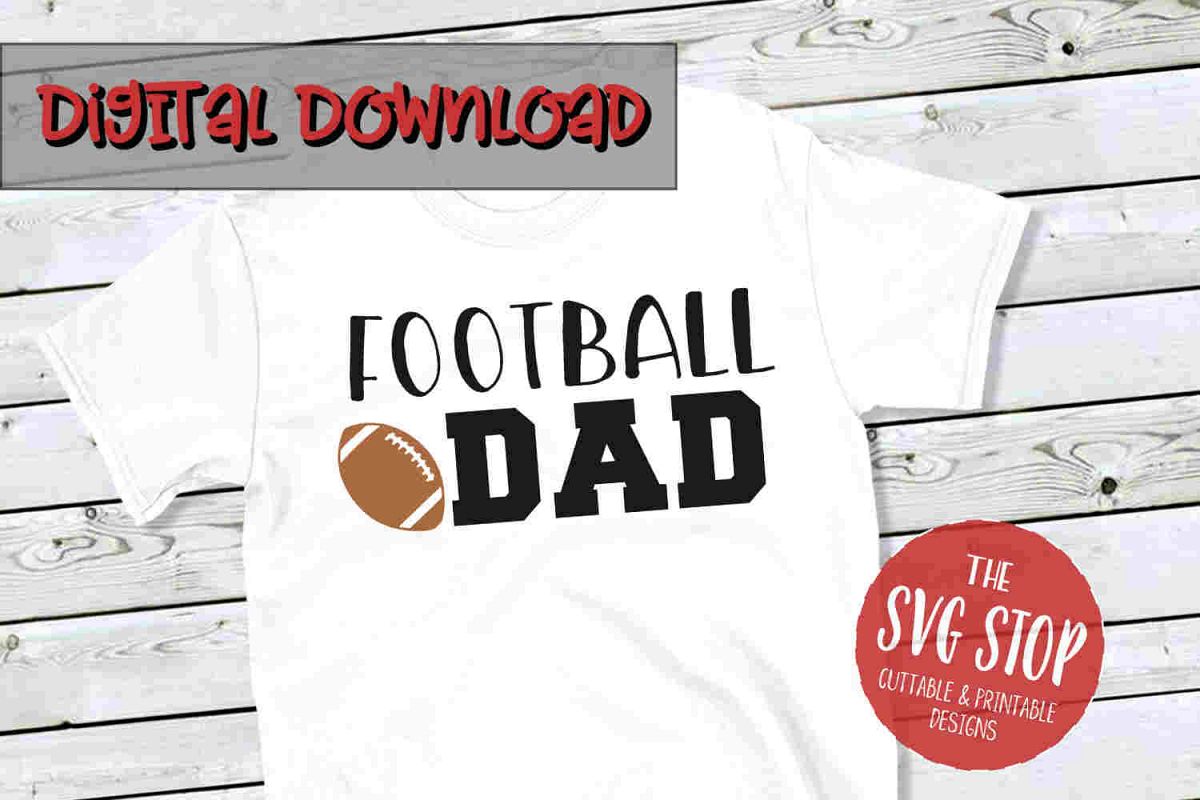 Football Dad 2 -SVG, PNG, DXF example image 1