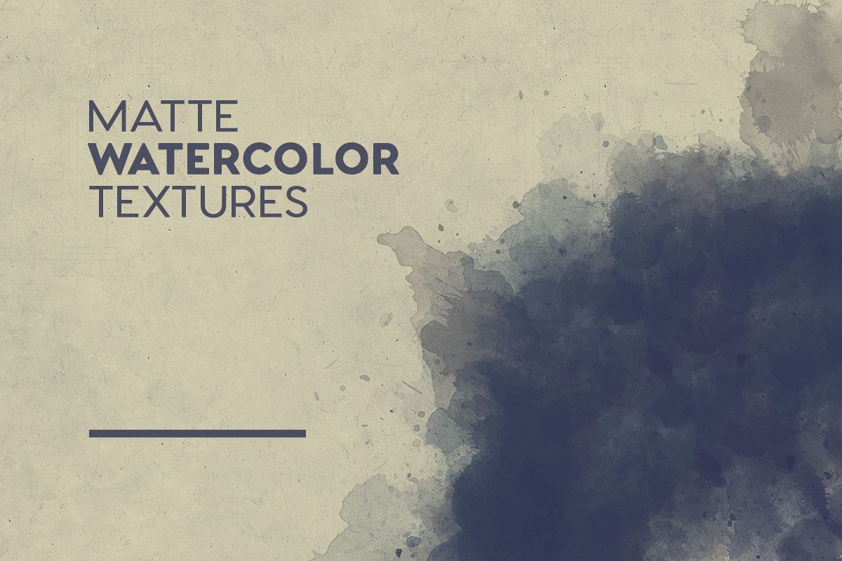 Matte Watercolor Textures example image 1