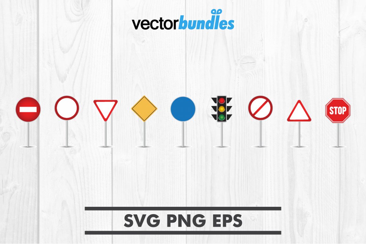Traffic sign clip art svg example image 1