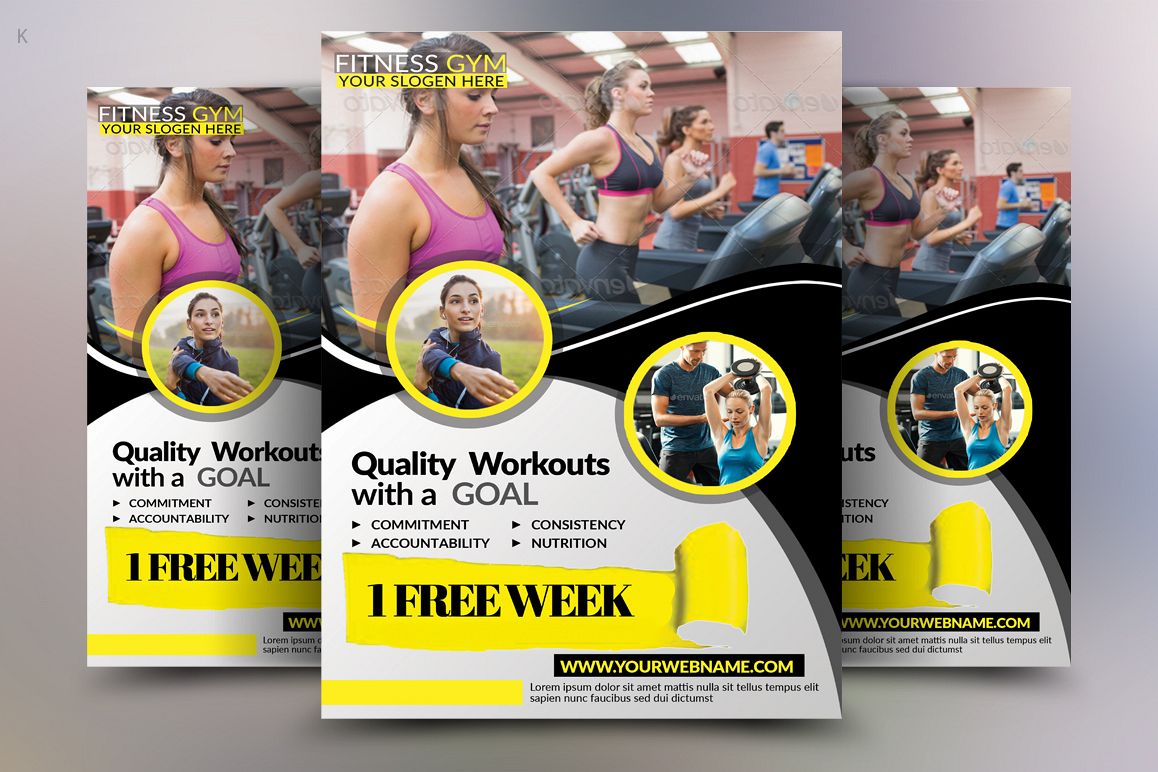 Fitness Flyer Template example image 1