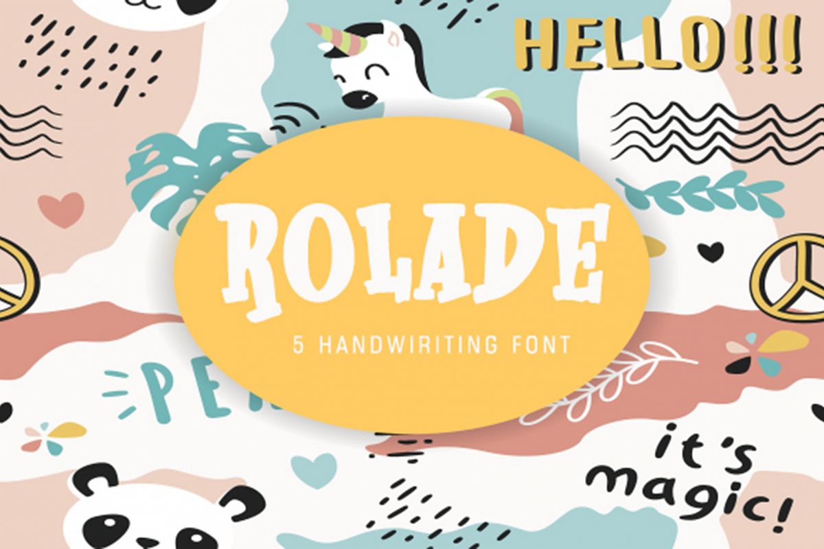 Rolade 5 Font example image 1