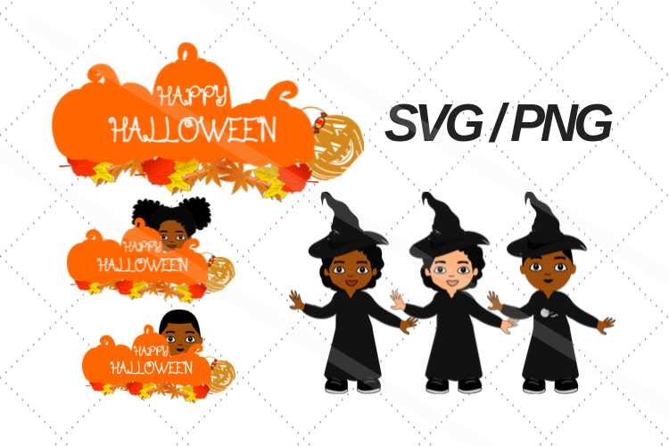 Halloween svg, fall, Afro svg, png, African american svg, example image 1