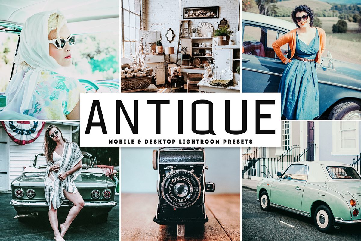Antique Mobile & Desktop Lightroom Presets example image 1