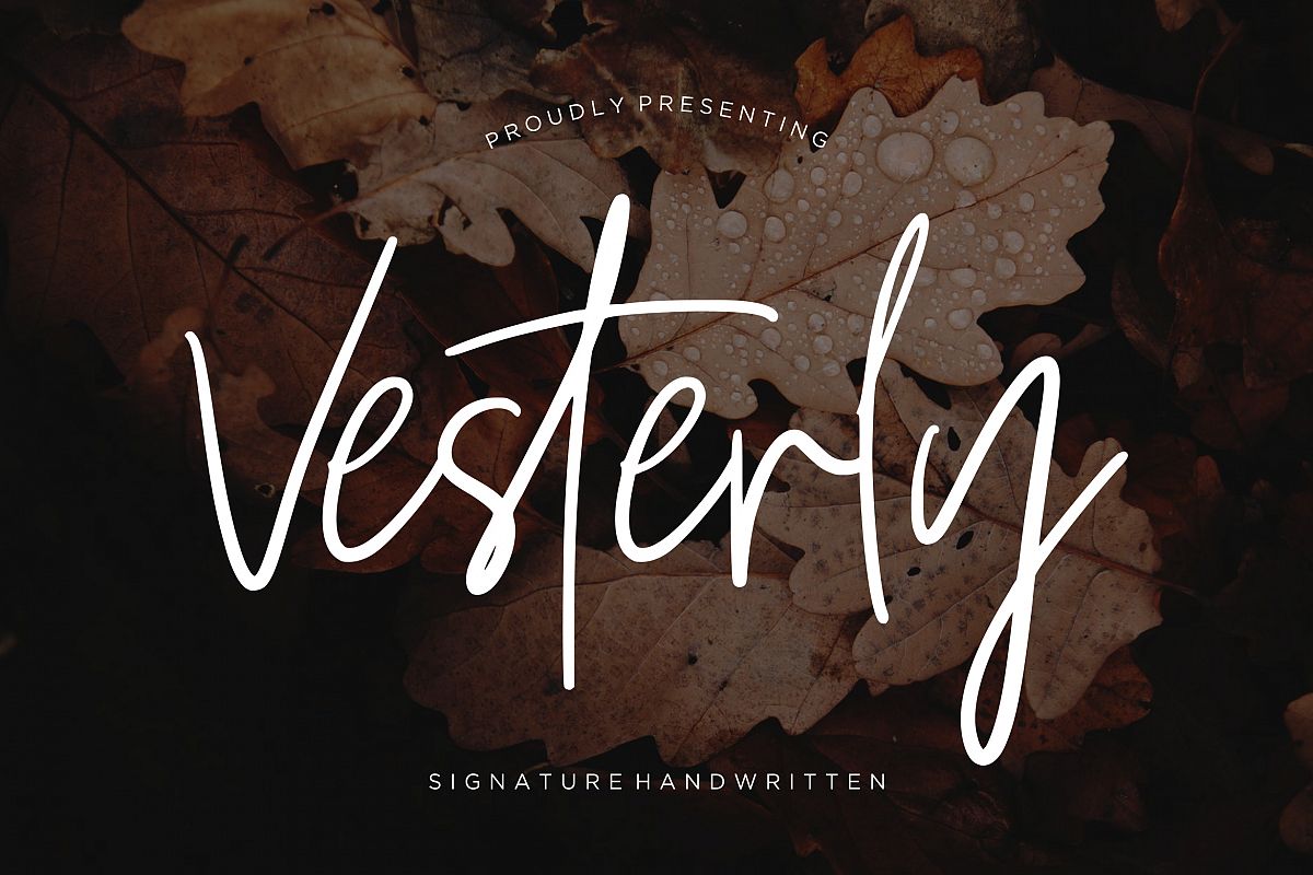 Vesterly Signature Handwritten example image 1