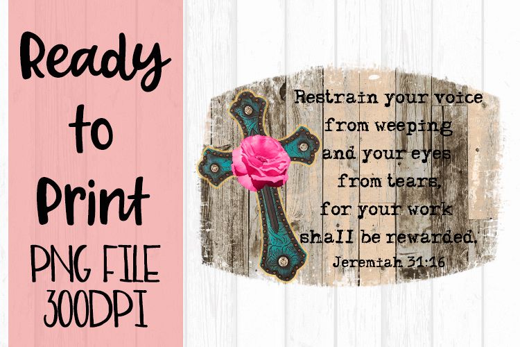 Restrain Your Voice Scripture Ready to Print example image 1