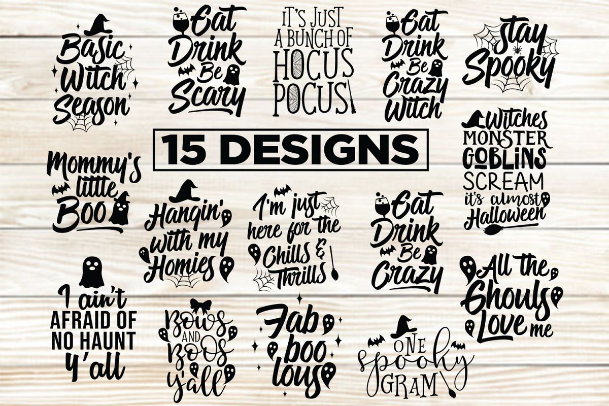 15 Halloween Designs 4 Halloween Printable example image 1
