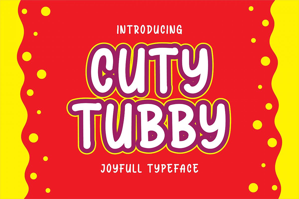 Cuty Tubby - Joyfull Typeface example image 1