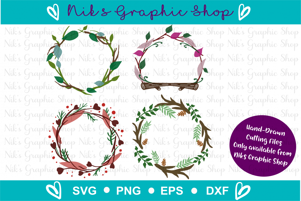 Download Wreath Svg Laurel Svg Hand Drawn Svg Wreath Svg Bundle