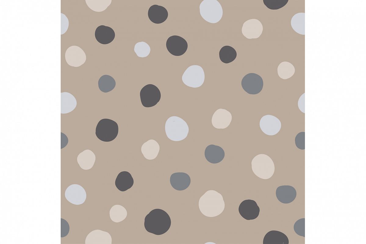 Seamless vector decorative background with polka dots. Print. Cloth design, wallpaper. example image 1