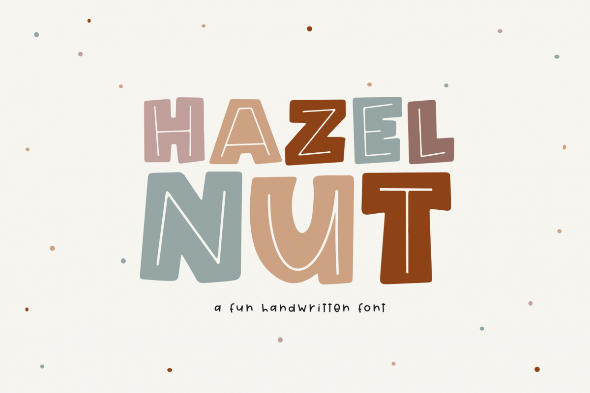 Hazelnut - A Fun Handwritten Font example image 1