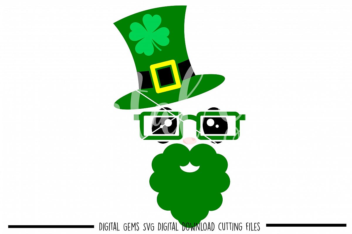 St Patrick's Day leprechaun SVG / PNG / EPS / DXF Files example image 1