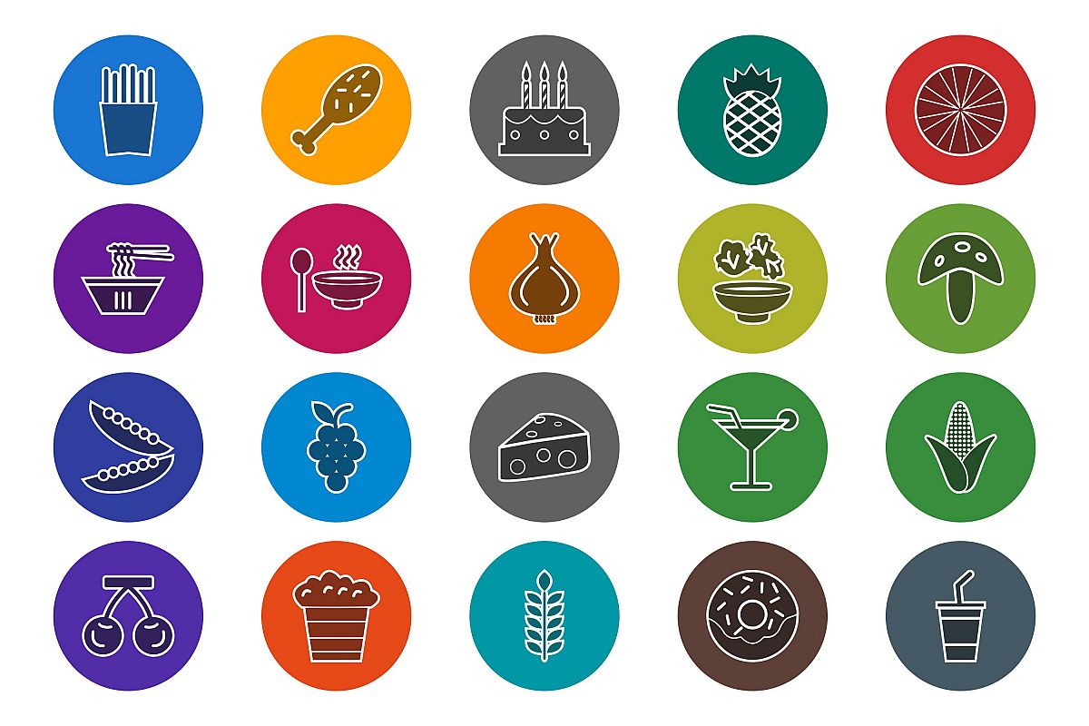 Set Of Food Icons example image 1