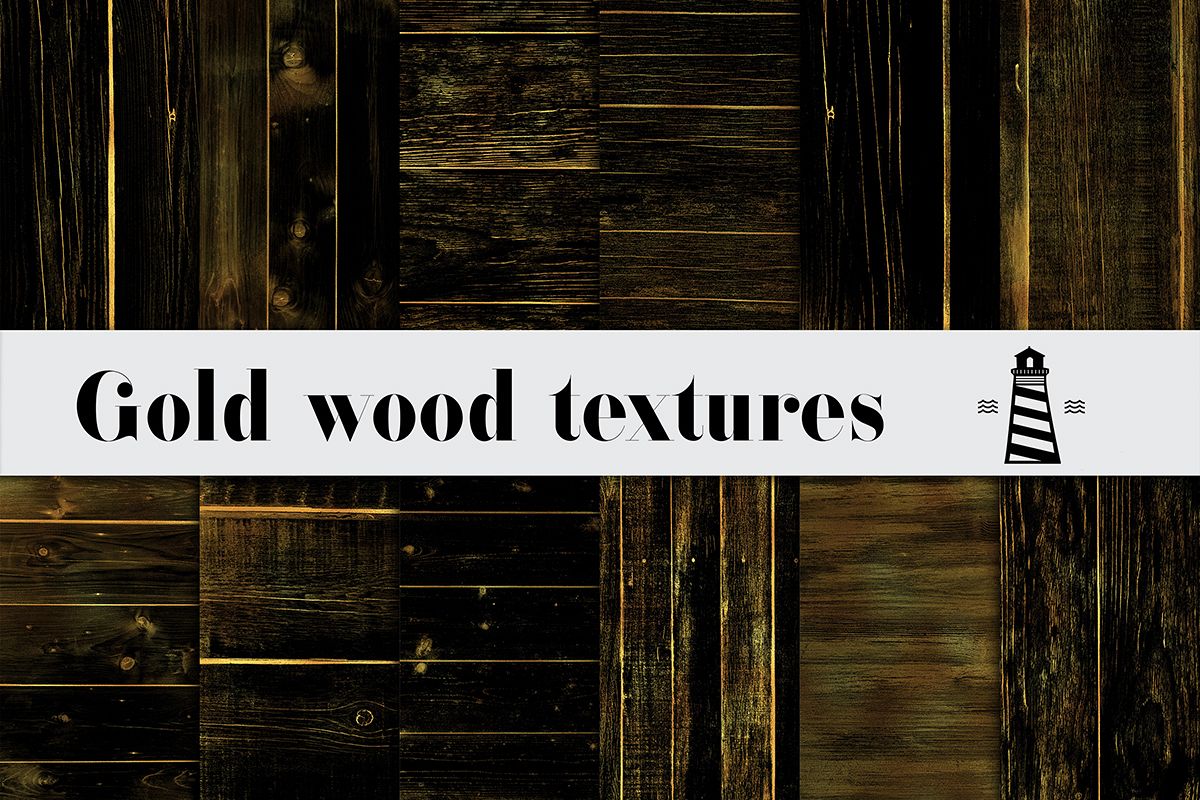 Gold Wood Textures example image 1