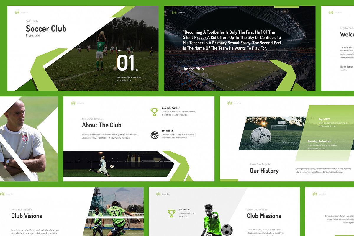 Soccer Club Powerpoint Presentation example image 1