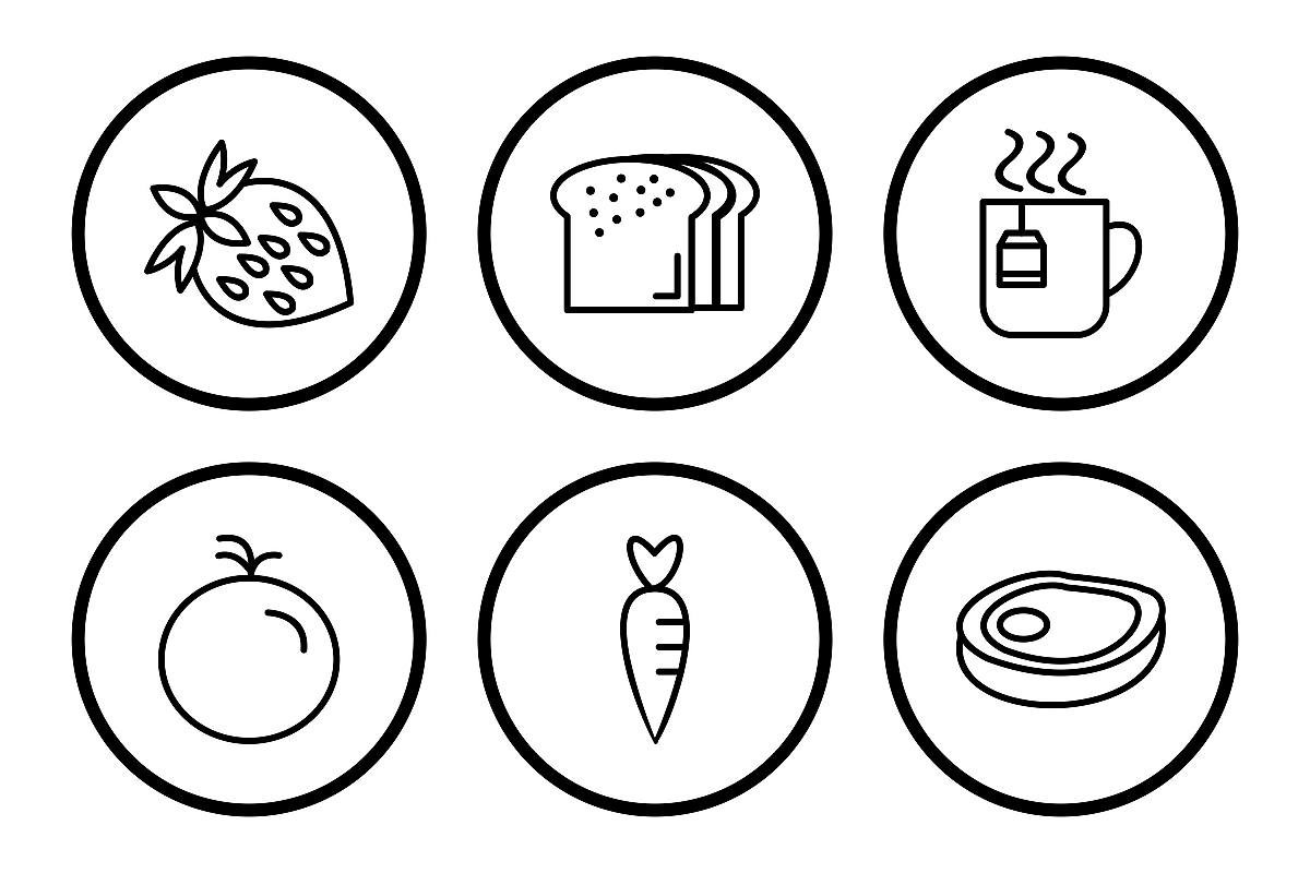 Set Of Food Icons example image 1