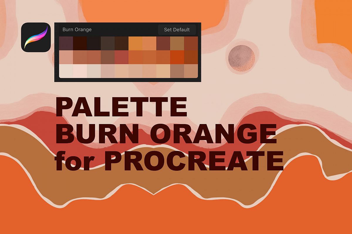 Palette Burn Orange for Procreate example image 1