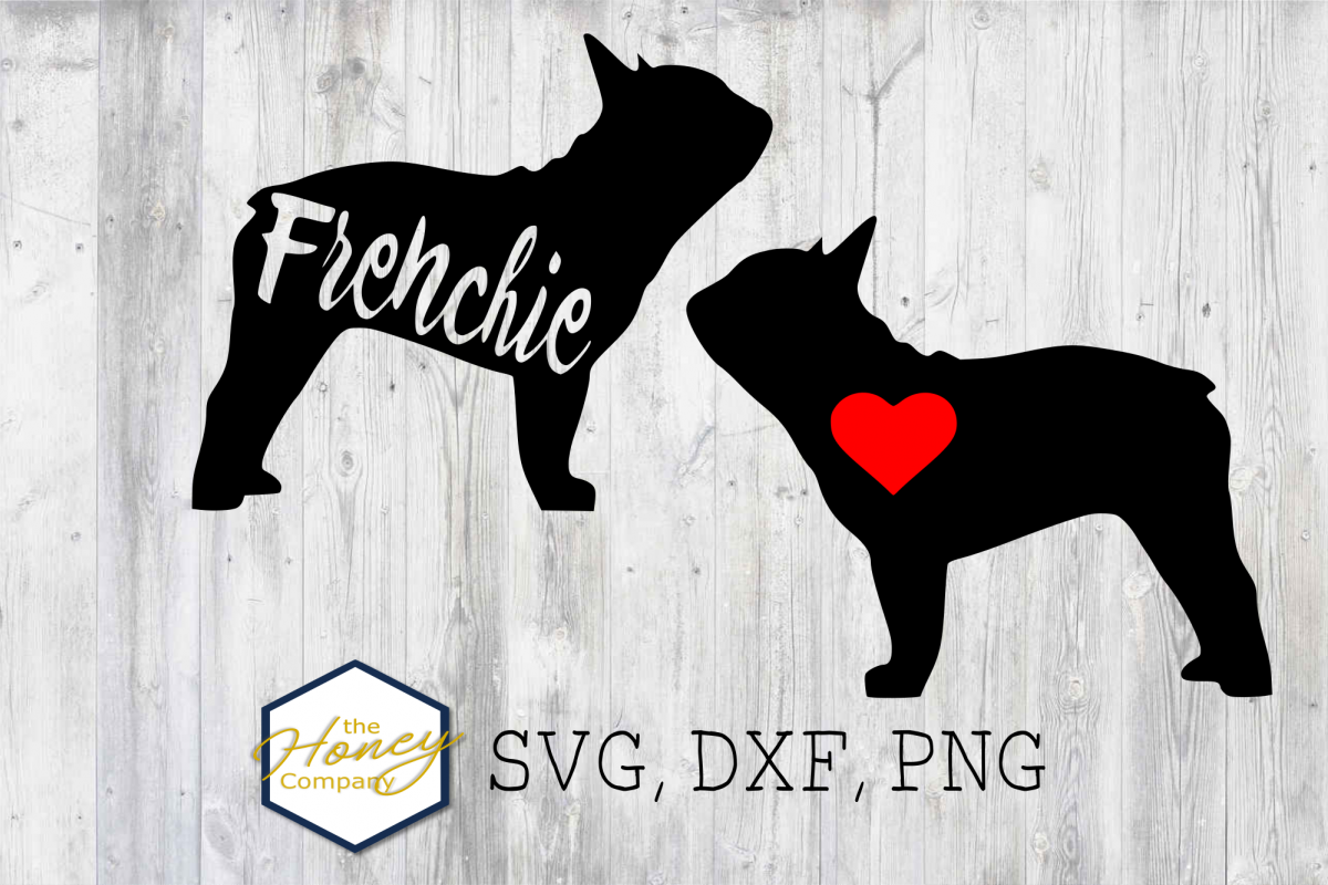 Download French Bulldog SVG PNG DXF Dog Breed Lover Cut File Clipart