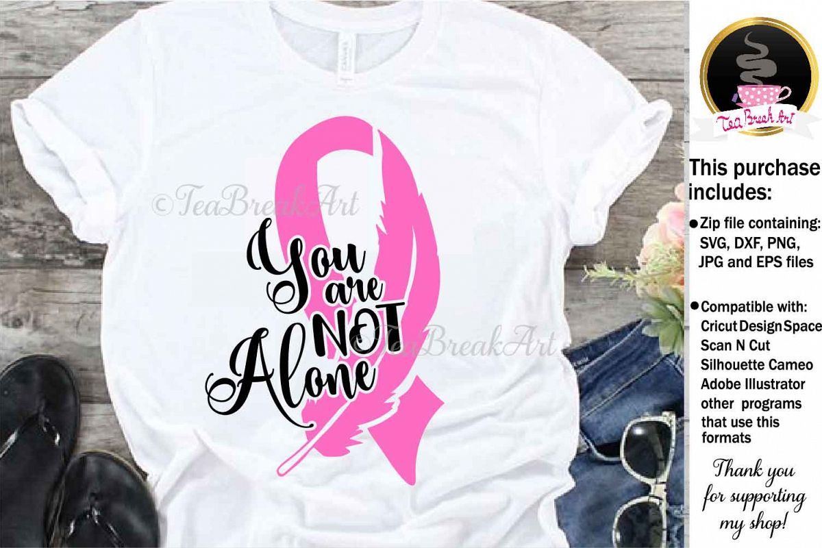 Breast Cancer Awareness Cutting Files 1091 example image 1