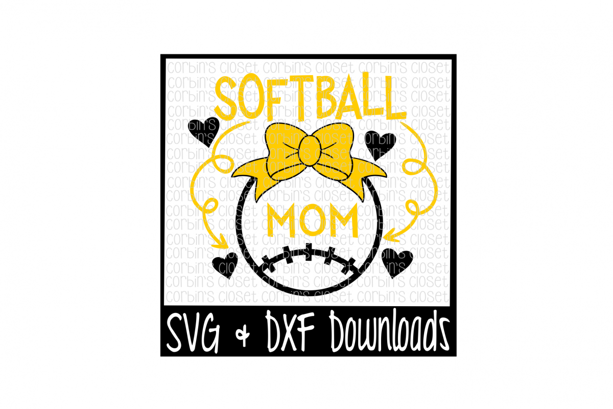 Download Softball Mom SVG * Softball Mom Cut File (14946) | SVGs | Design Bundles