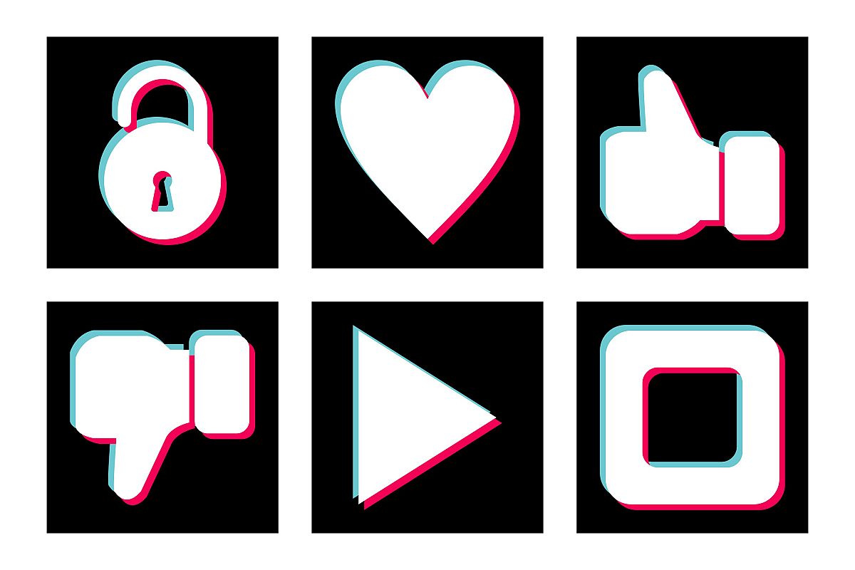 Set Of Basic Elements Icons example image 1