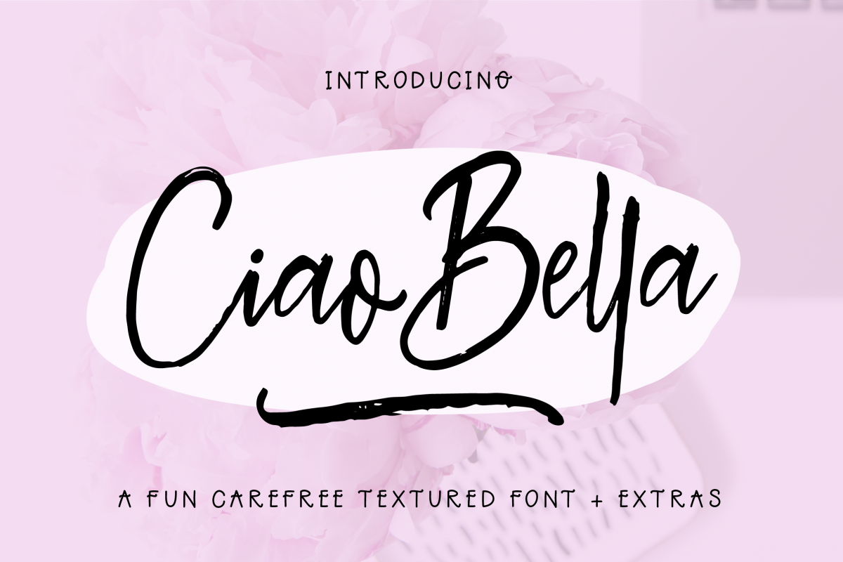 Ciao Bella Font Extras example image 1