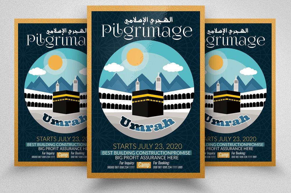 Hajj & Umrah Performing Flyer example image 1