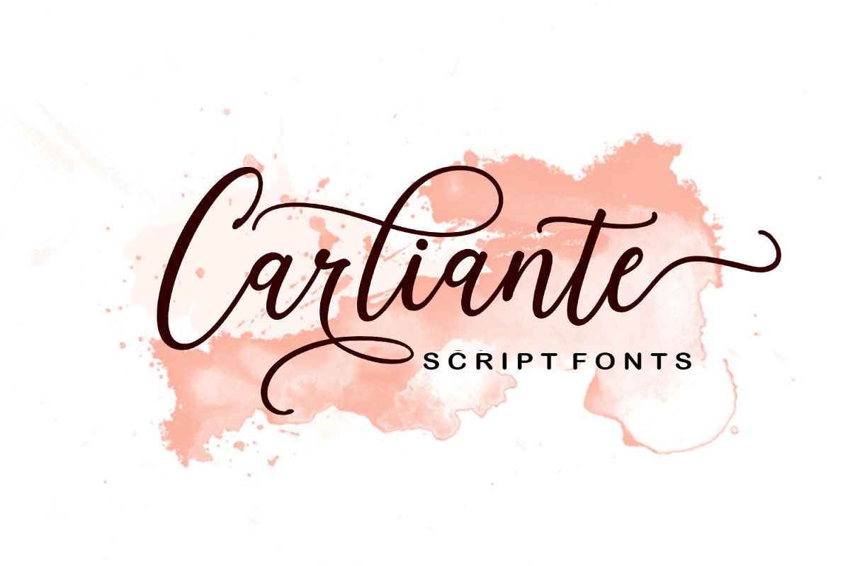 Carliante Script example image 1