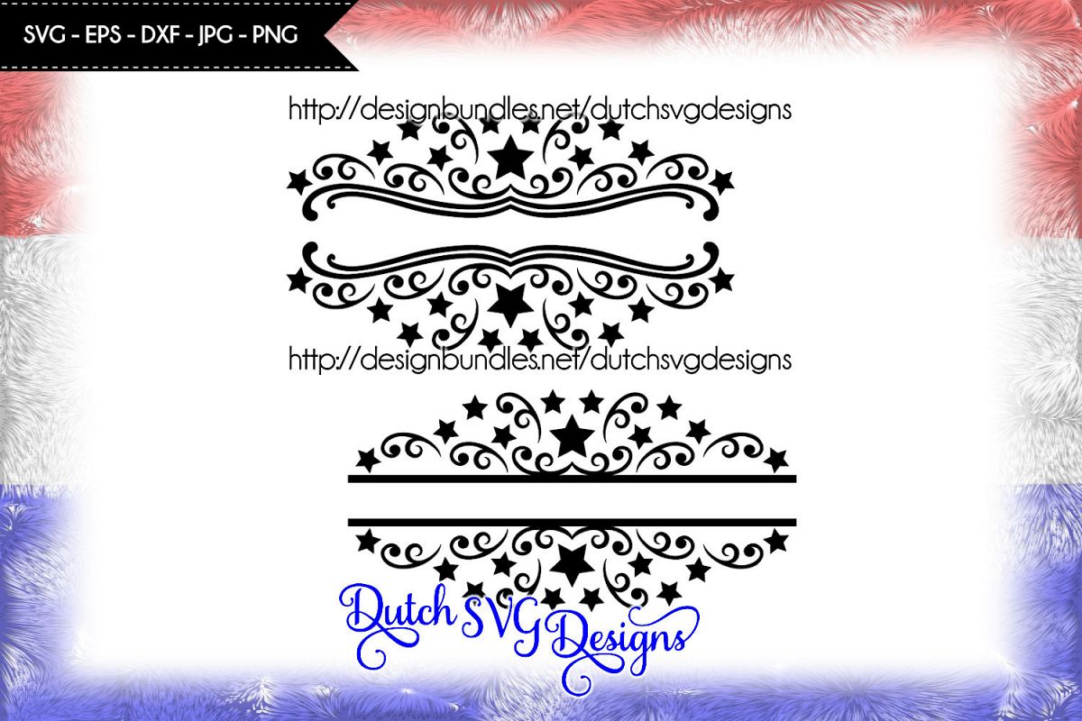 2 Split name cutting files, christmas svg, monogram svg example image 1