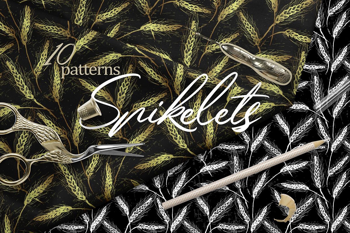 Spikelets Pattern Collection example image 1